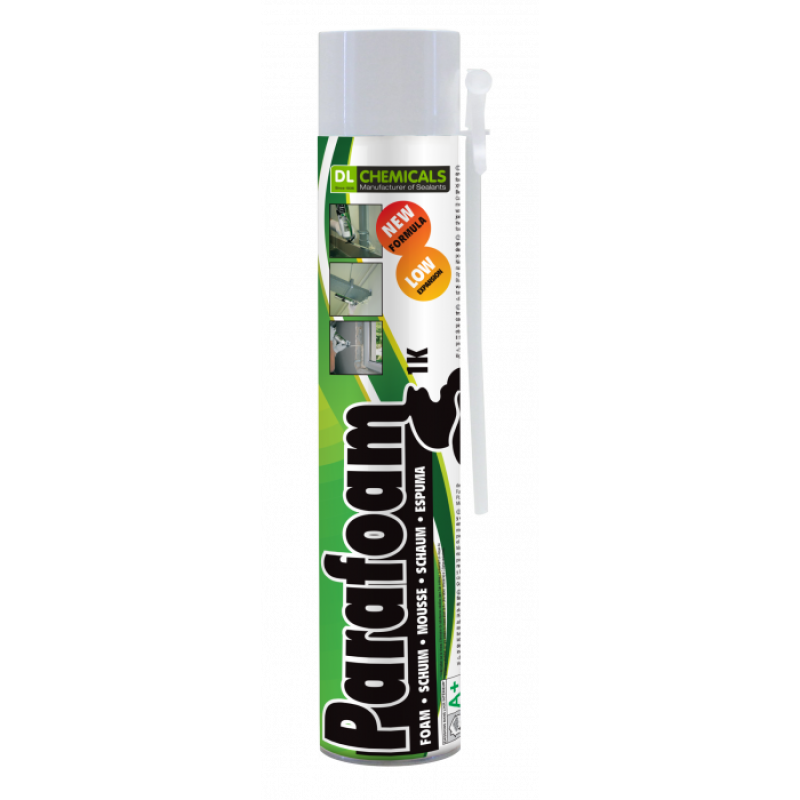 PARAFOAM 1K Montāžas putas 750 ml Ar uzgali  