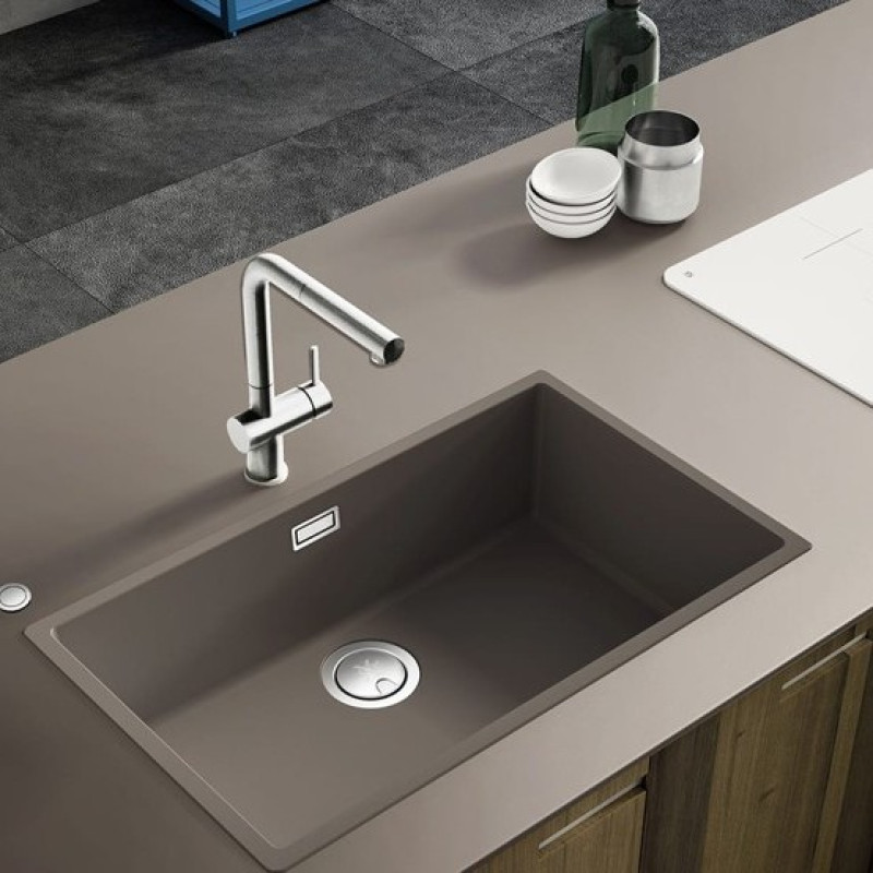  Drop-in kitchen sink 500x400 mm