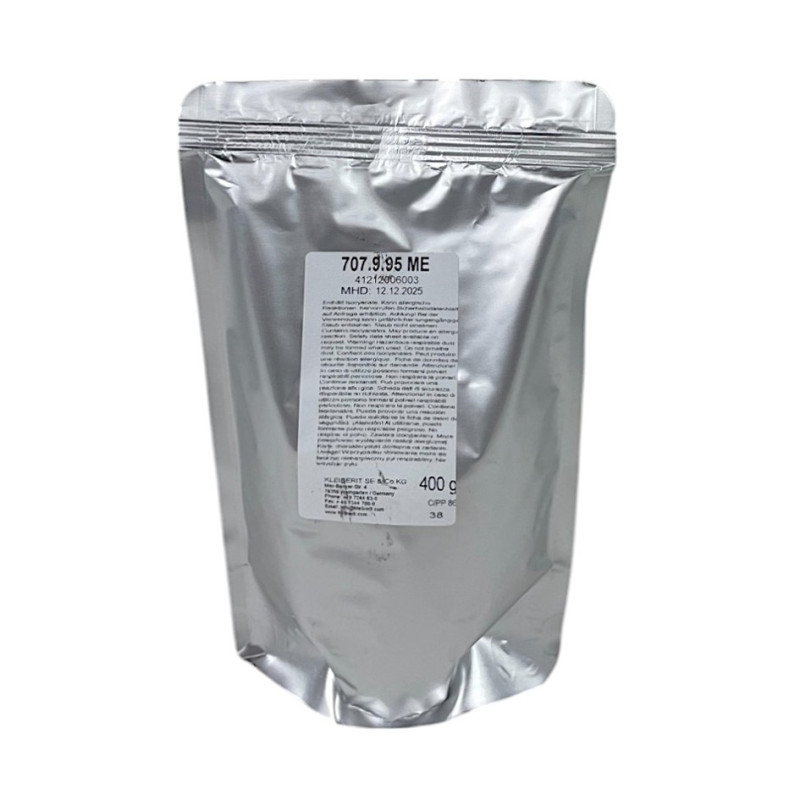 KLEIBERIT 707.9.95 termokūstošā PUR līme 0,4 kg Melna