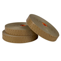 Nažfiniera savilkšanas līmpapīrs 20 mm 200 m Brūns - perforēts