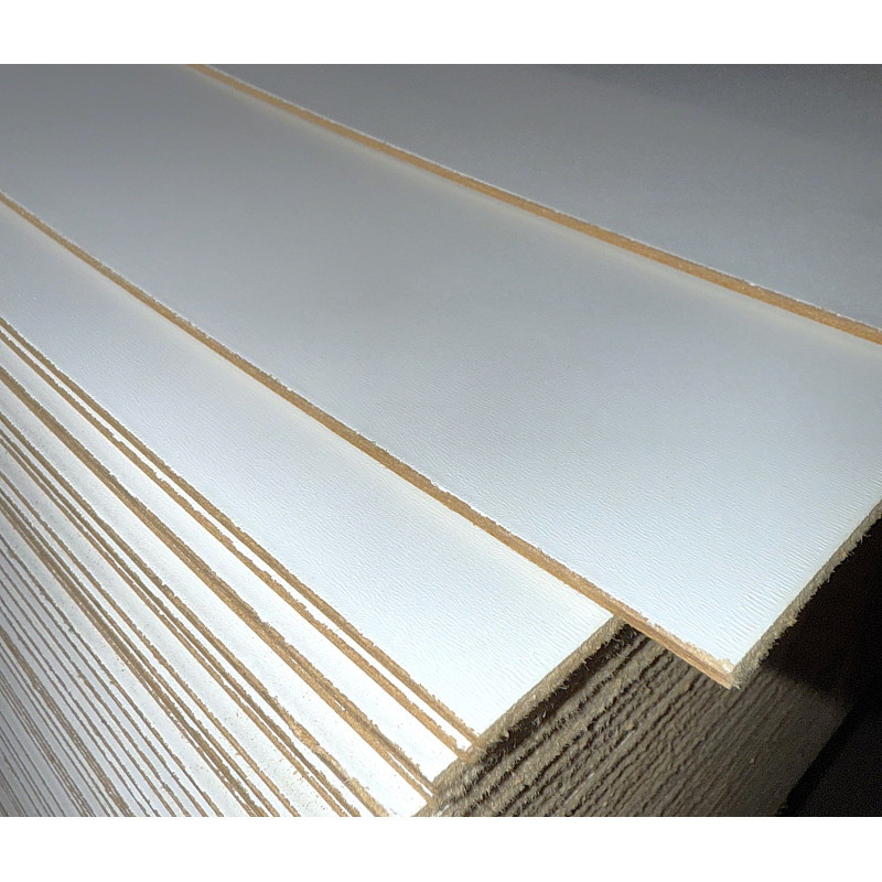 HDF 3 mm 2,85x2,07 mm Balts/slīpēts