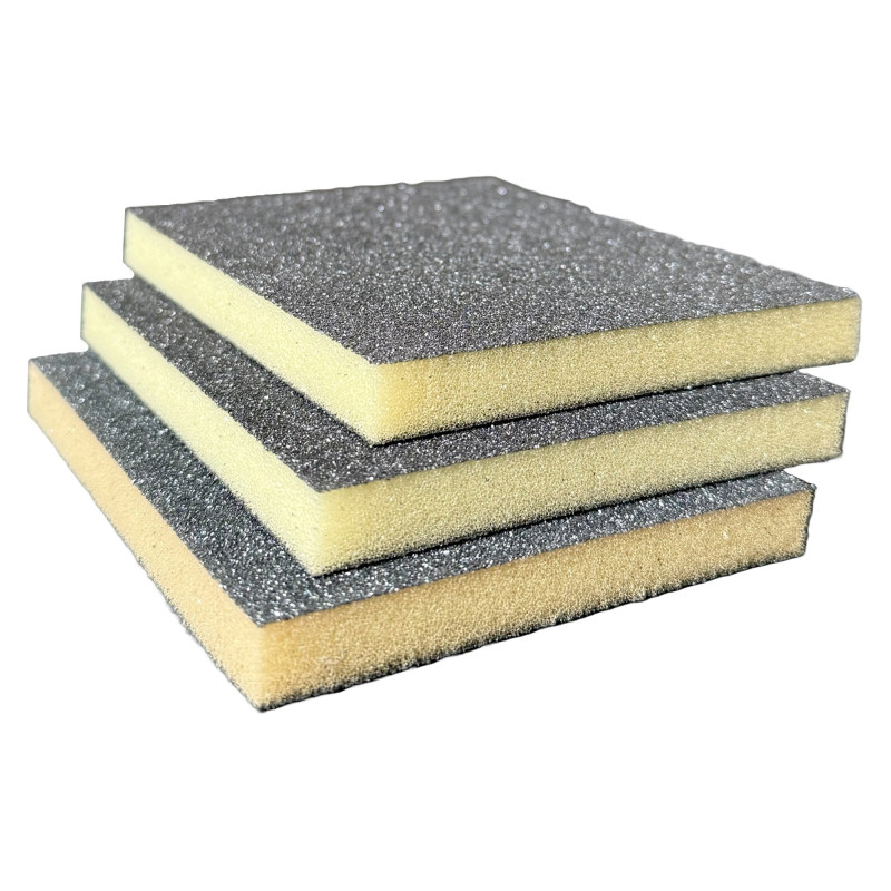 Double-sided sanding sponge 123x98x12,5 mm 